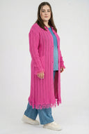 Cardigan Long 'Cotture' – Toucher Doux, Coupe Élégante & Aéré