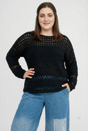 Camisola de Malha 'Cotture' – Toque Suave, Corte Elegante & Arejado